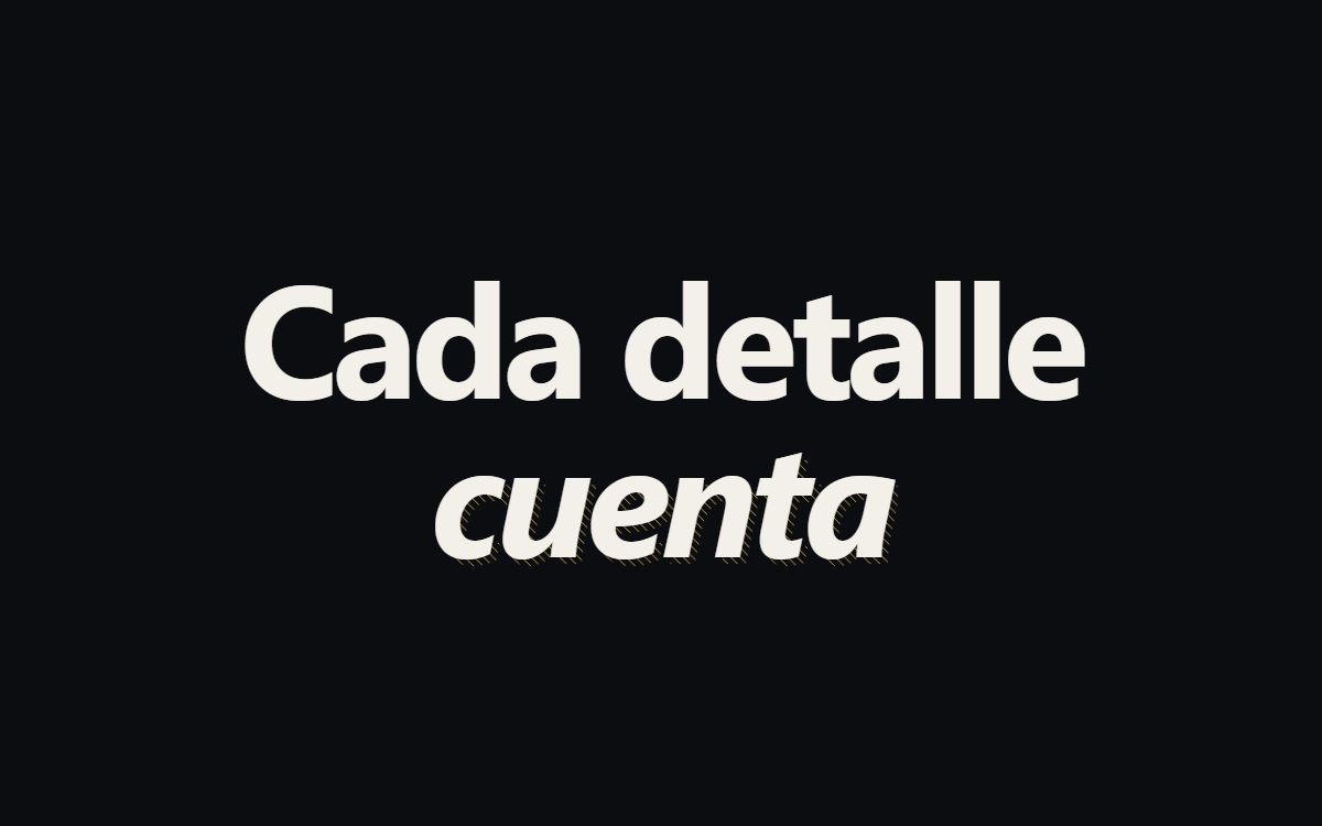 Titular con sombra de línea en movimiento