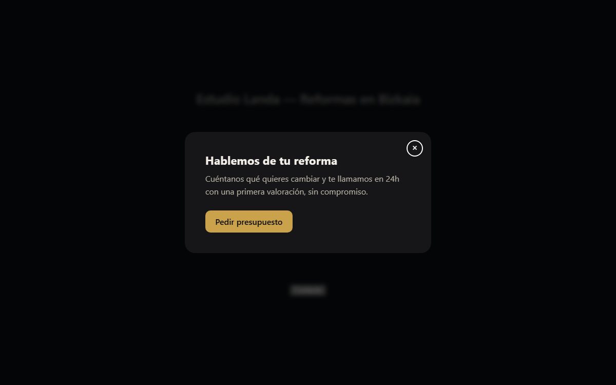 Modal / diálogo accesible (dialog)
