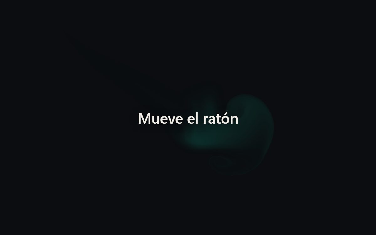 Fluido al mover el ratón