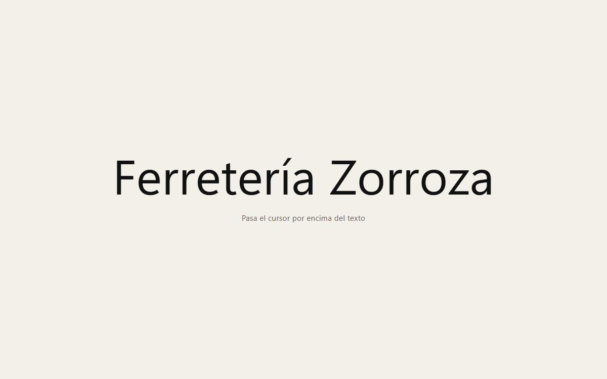 Texto que engorda al acercar el cursor (variable proximity)
